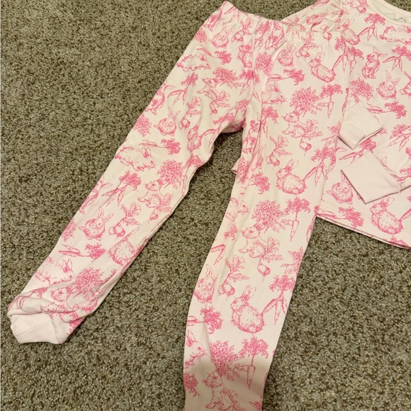 Jane & Jack Pink Bunny Easter PJs size 5 - Picture 3 of 4
